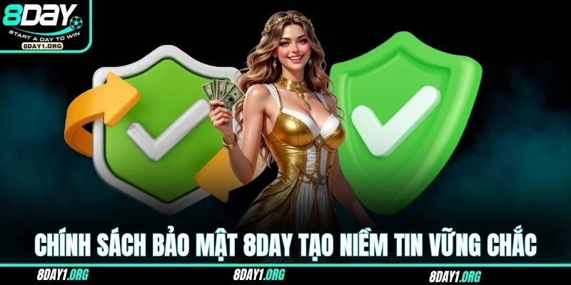 Chính sách bảo mật 8DAY 3 Chính sách bảo mật 8DAY tạo niềm tin vững chắc